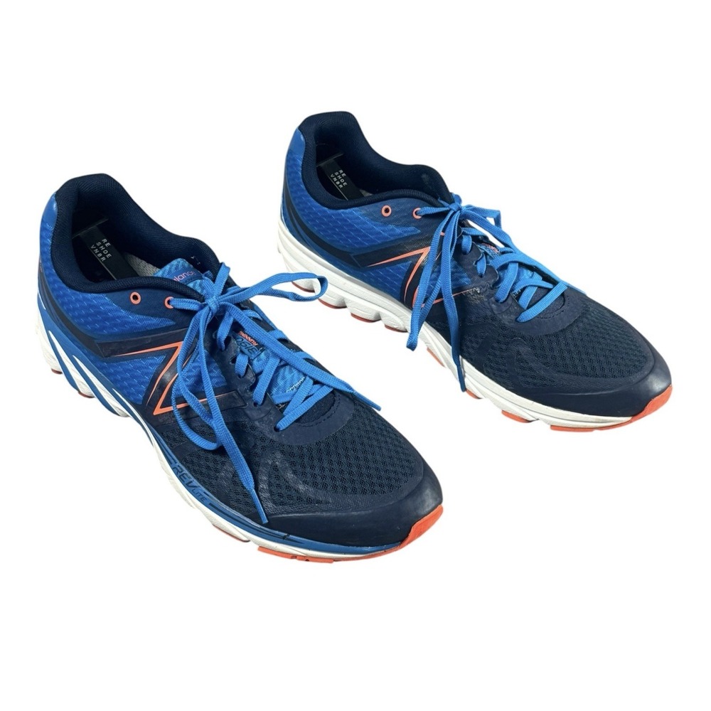 NEW BALANCE 3190 v2 Mens Size 13 Blue Orange Running Shoes M3190BL2 RevLite